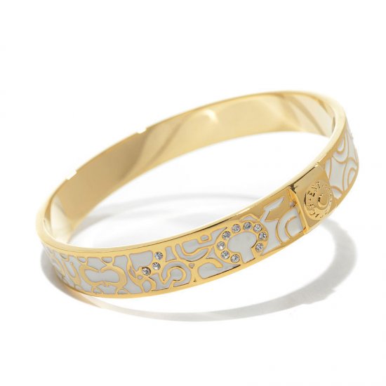 Coach Logo Signature White Bracelets CKX Coach Logo Signature White Bracelets CKX